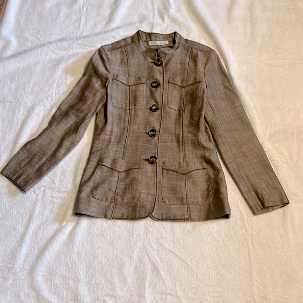 Oscar de la Renta, Neiman Marcus shirt-jacket, Retro 60’s.